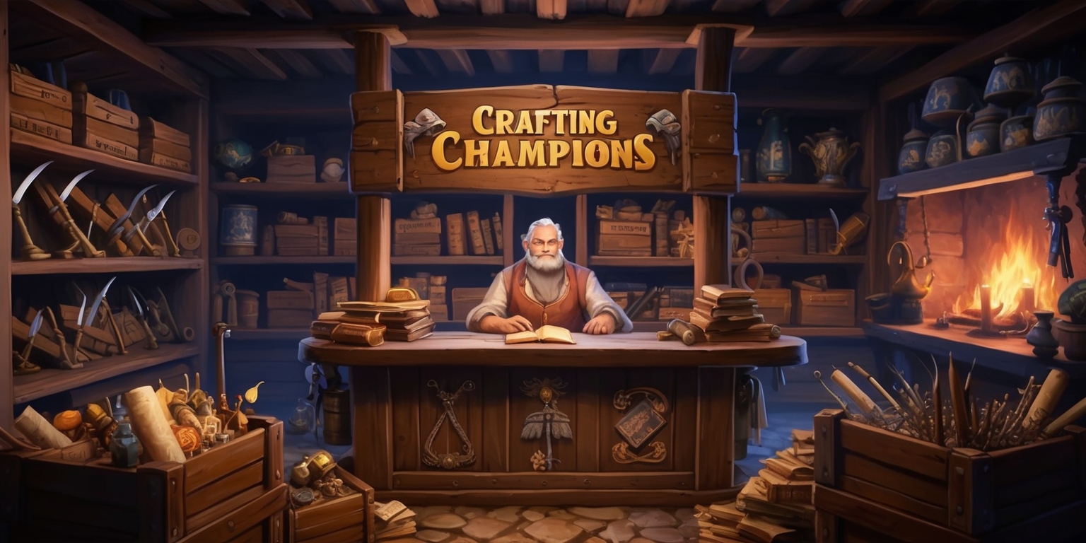 Crafting Champions: A Journey Through Tactical Shop Management and Dungeon Delving